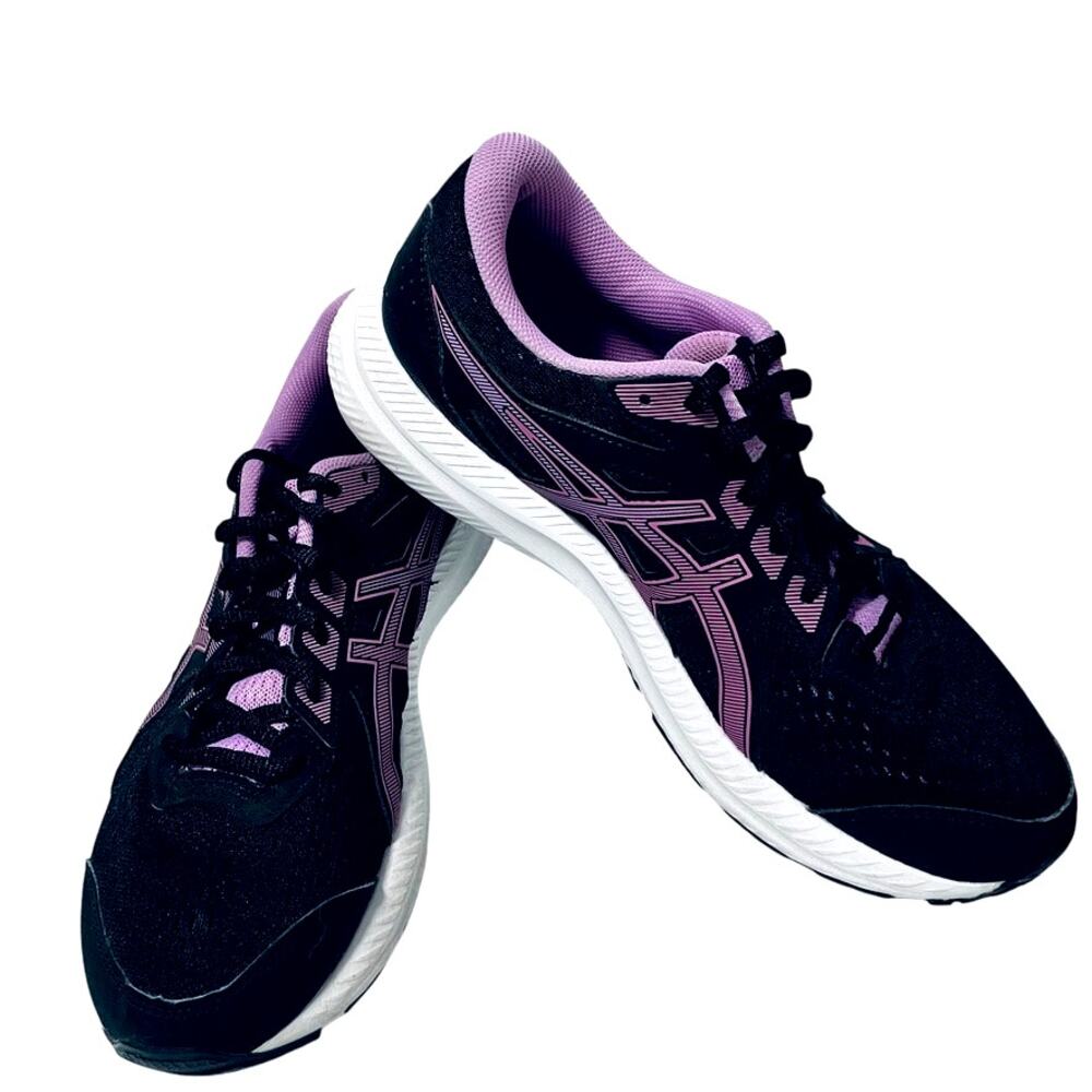 Asics Womens Gel Contend 8  Gray Purple Running 1012B320 Comfort Shoes Size 9